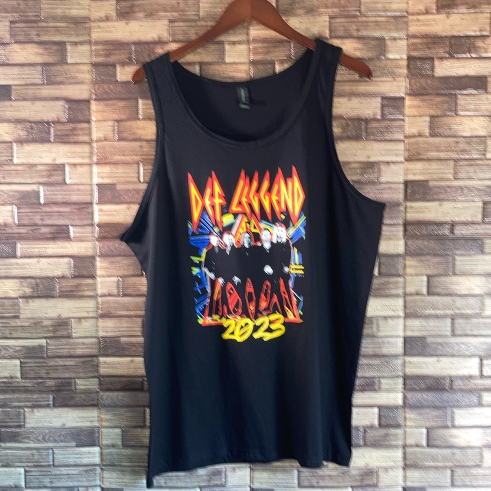 Mens EUC Gildan XL Def Leggend (Def Leppard Cover Band Tank